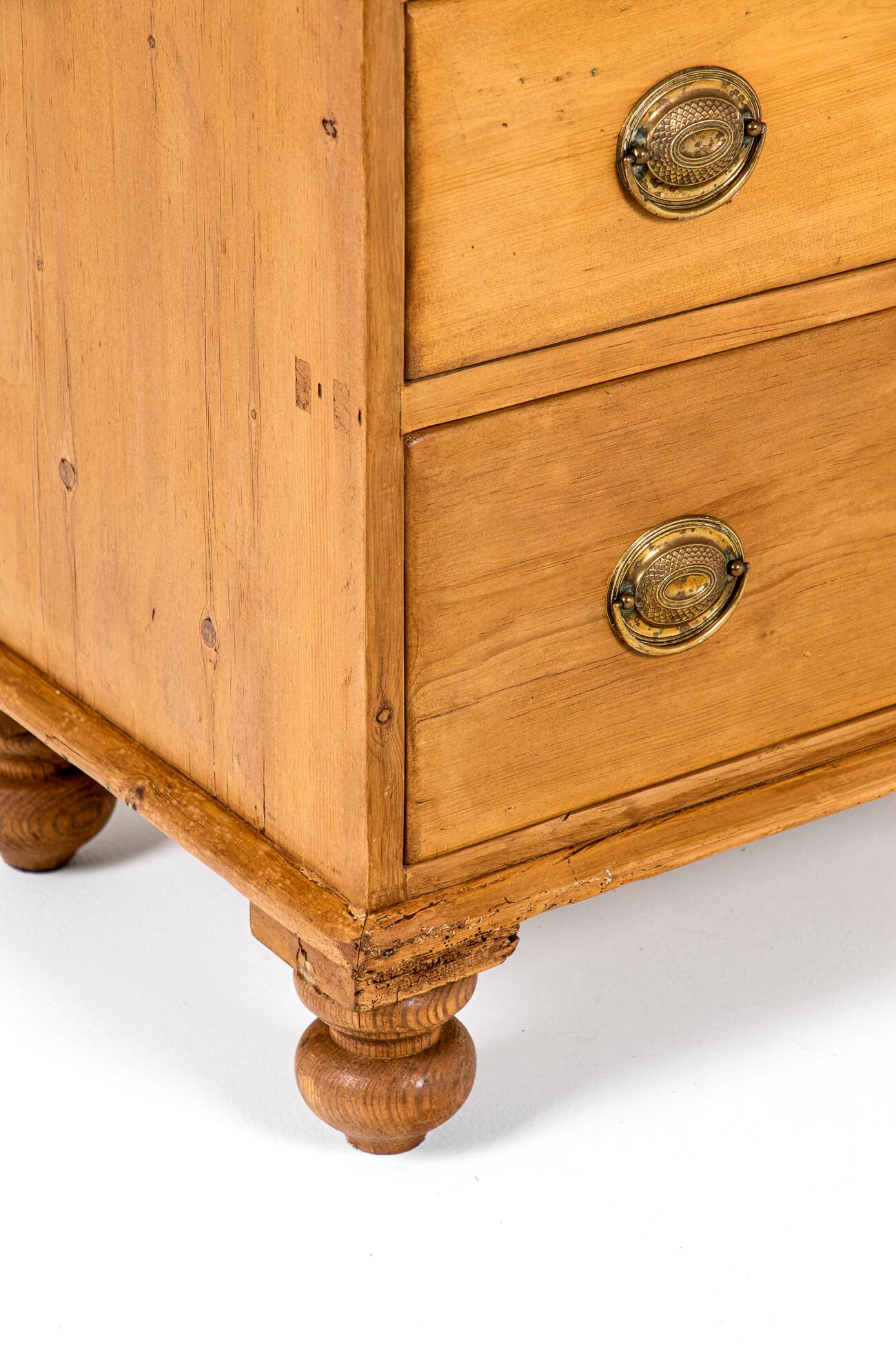 Brass English Victorian Country House Dresser