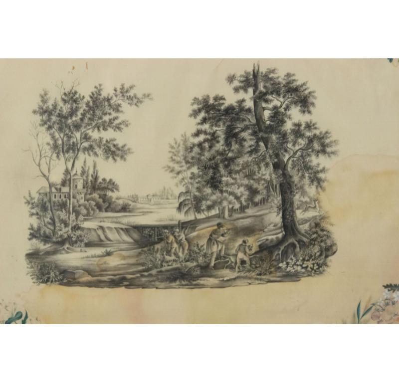 British English VIctorian Countryside Wall Plaque