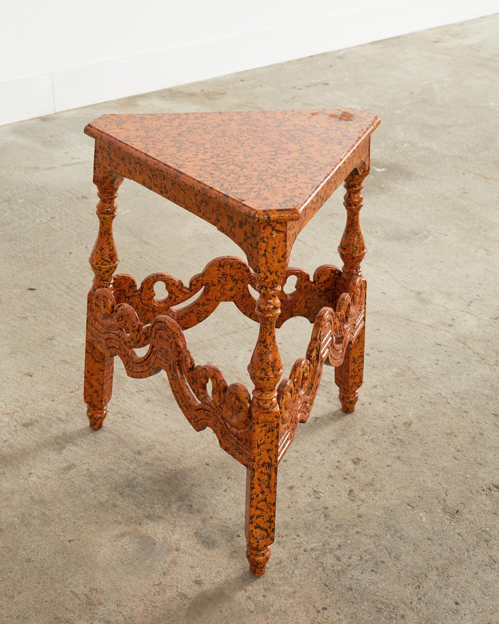 Mesa de cricket victoriana inglesa Spreckled de Ira Yeager en venta 6