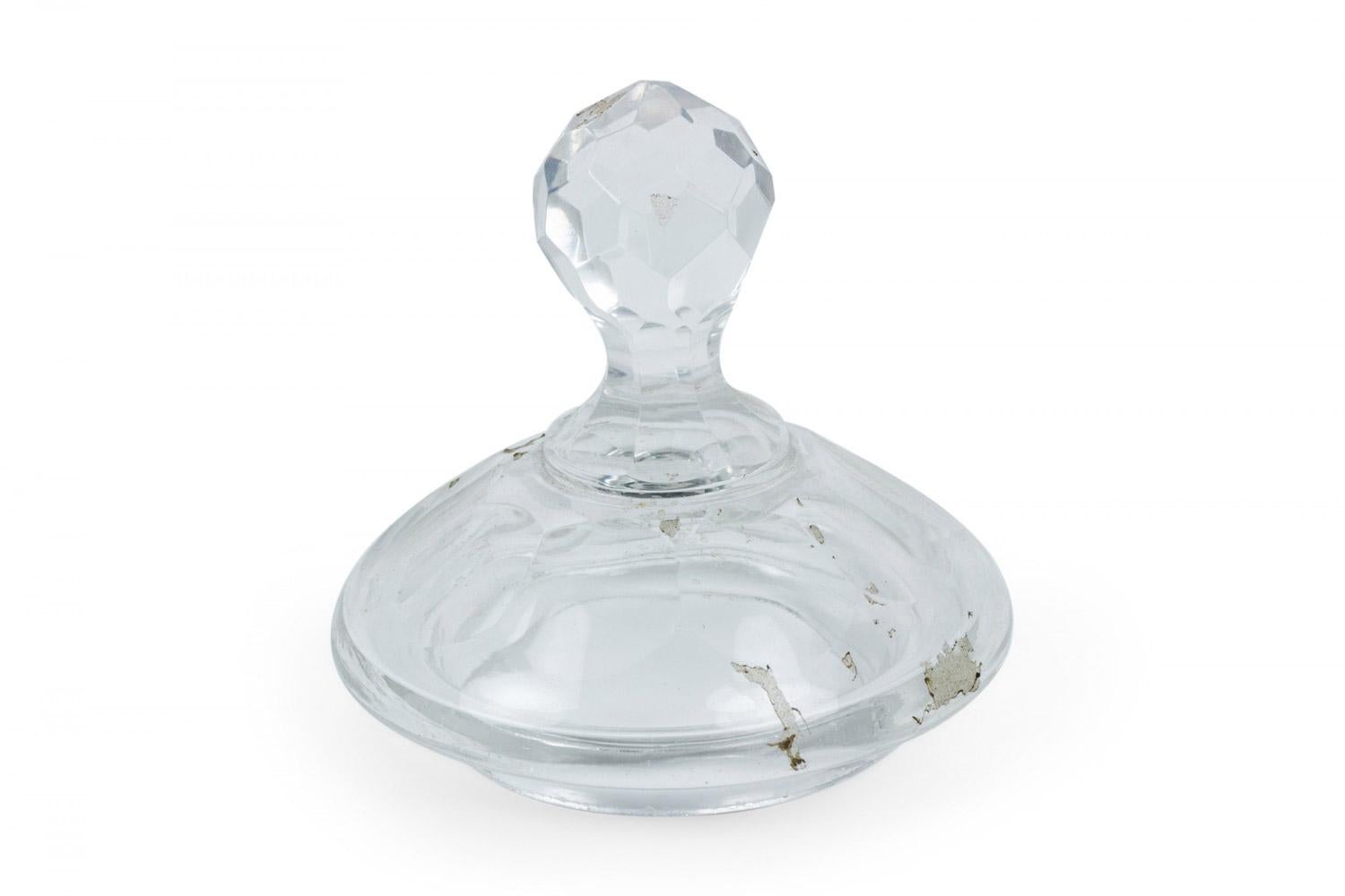 English Victorian Crystal Cruet Set im Angebot 3