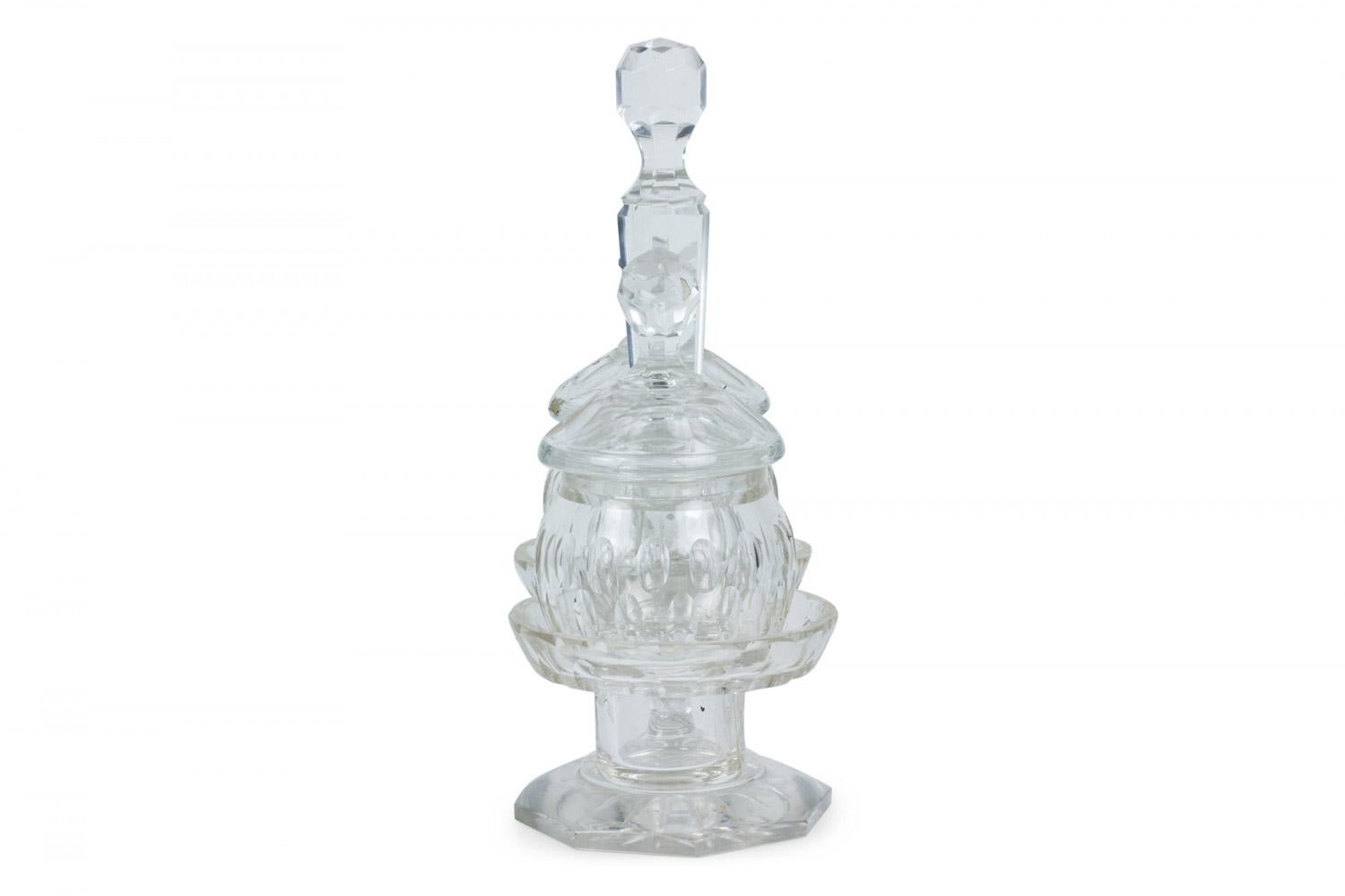 English Victorian Crystal Cruet Set (19. Jahrhundert) im Angebot