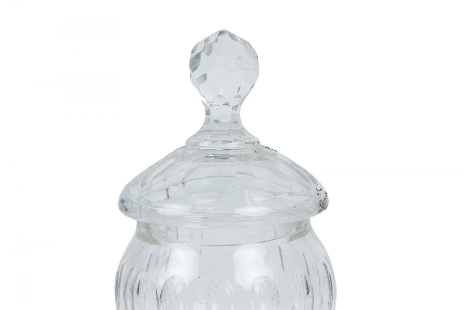 English Victorian Crystal Cruet Set im Angebot 2