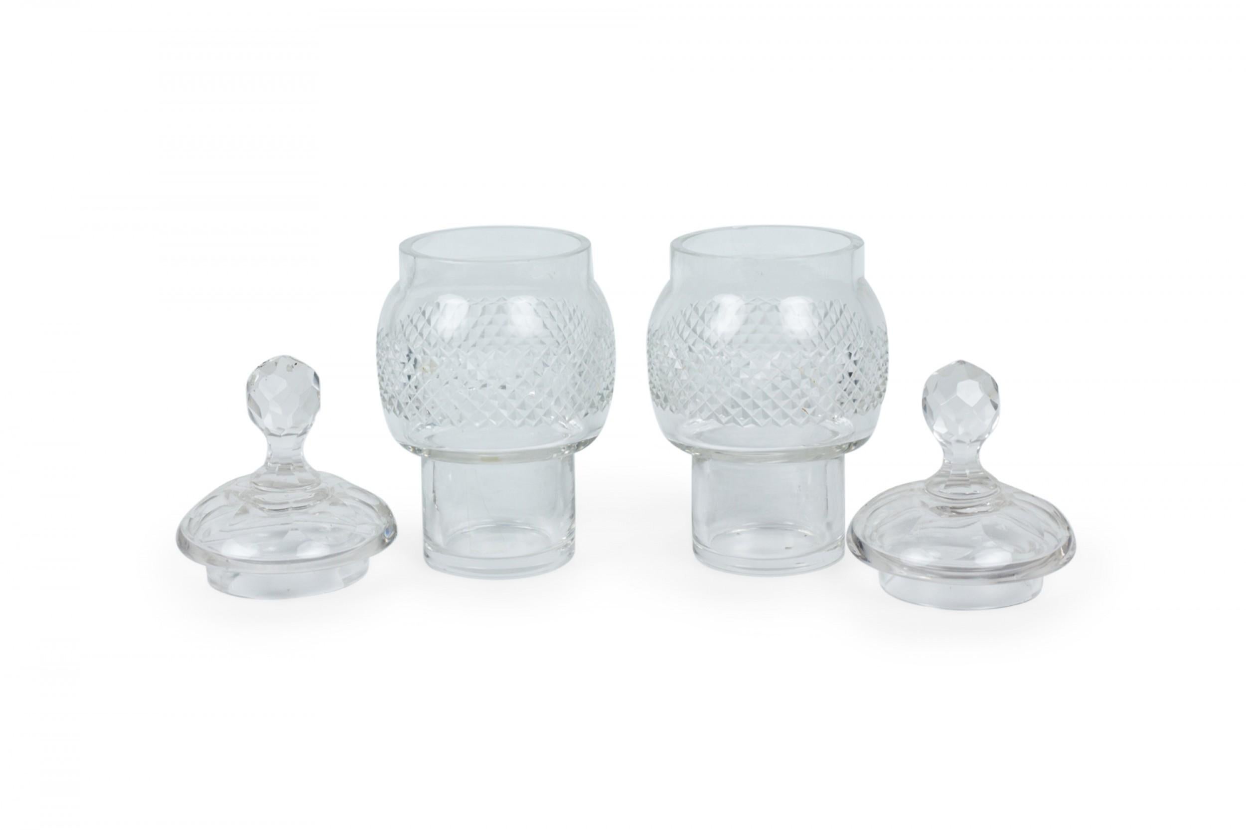 Set di ampolle di cristallo vittoriano inglese in vendita 5