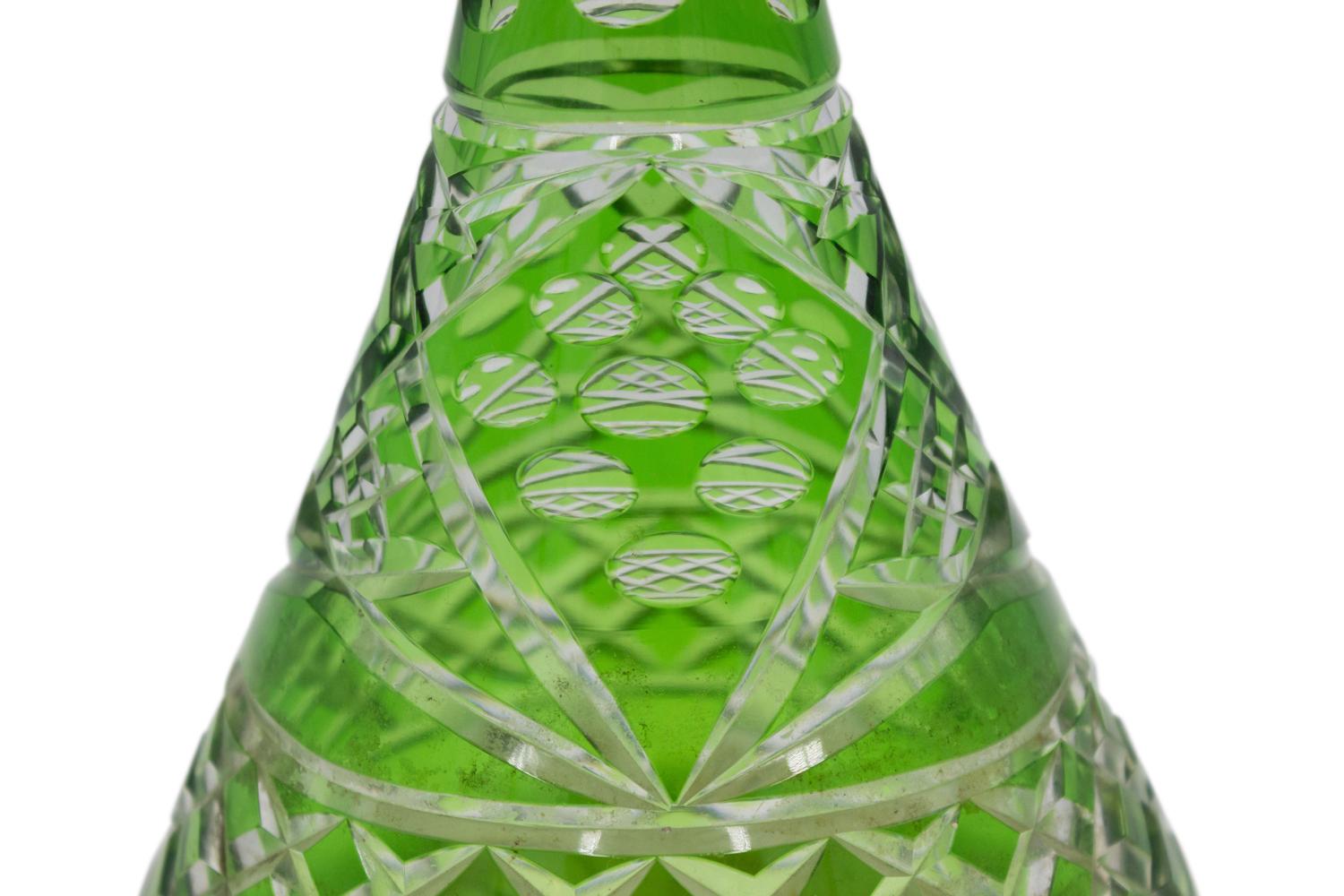 English Victorian Cut Crystal Decanter (19. Jahrhundert) im Angebot