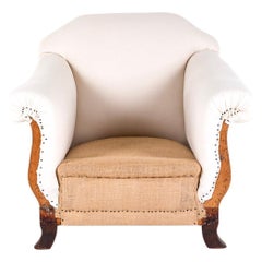 English Victorian Deep Seated Armchair