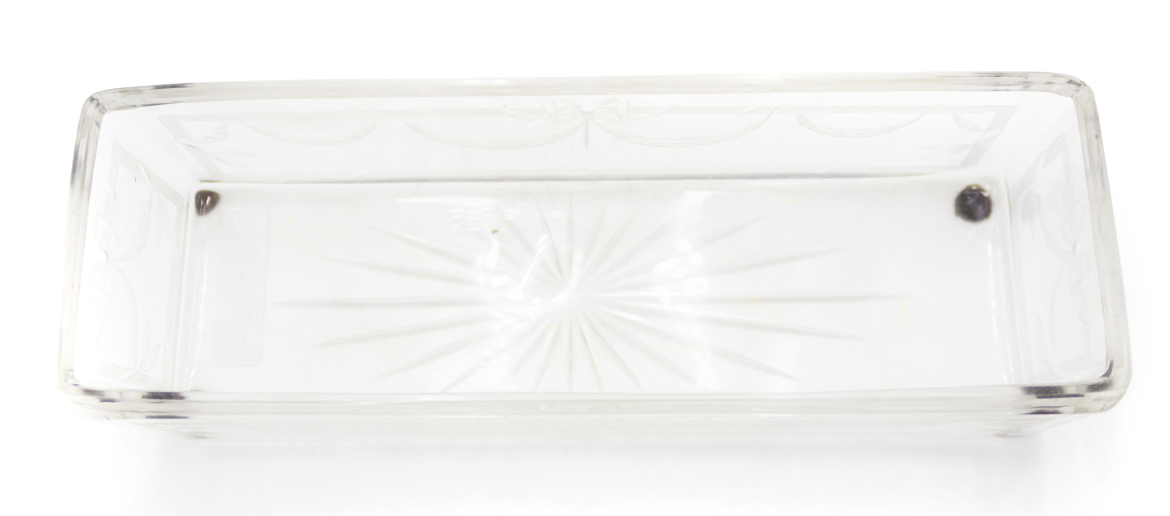 Caja inglesa victoriana de plata grabada Británico en venta