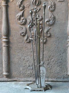 English Victorian Fireplace Tools, 19th C