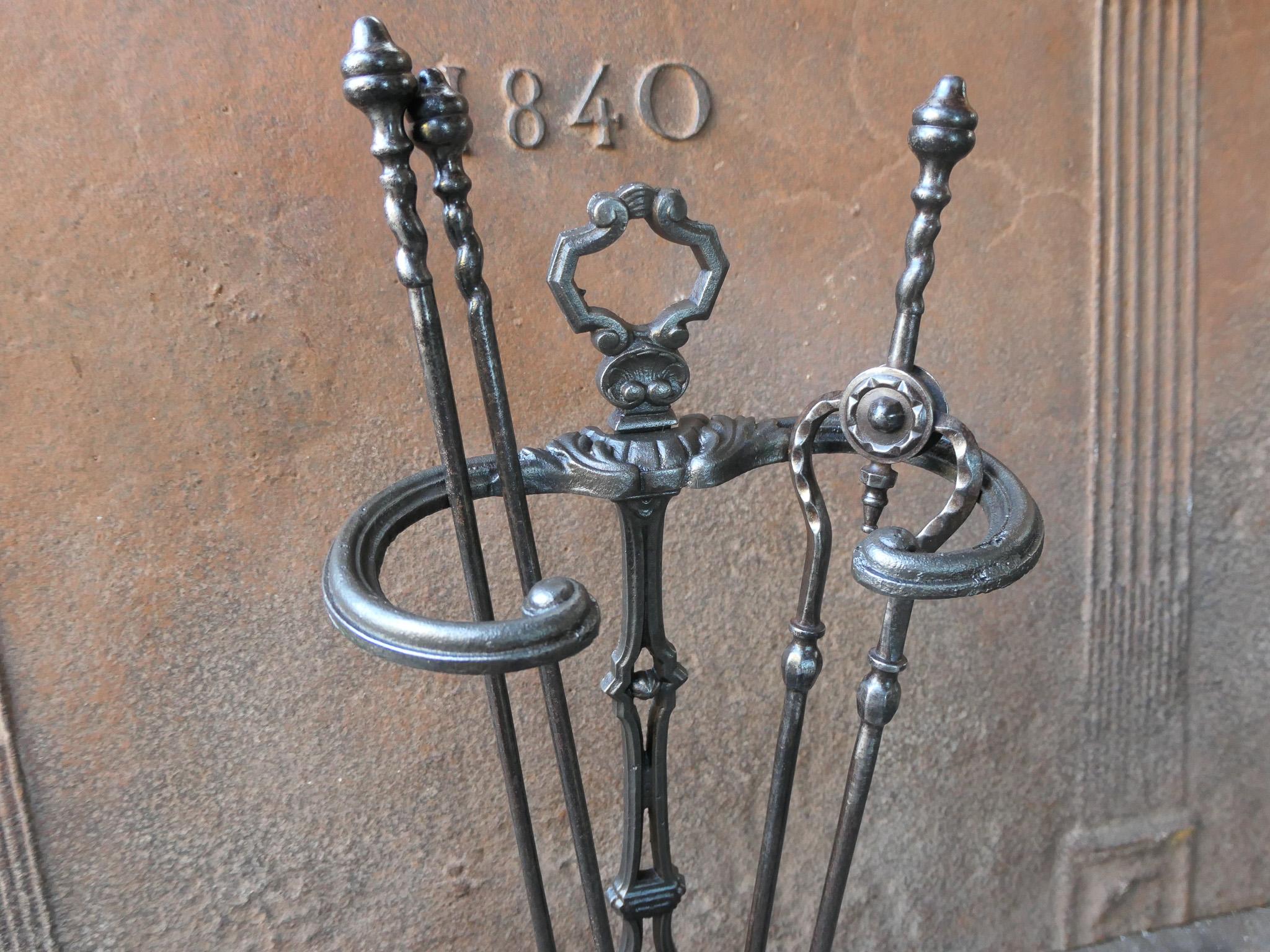 English Victorian Fireplace Tools or Companion Set, 19th Century  For Sale 5