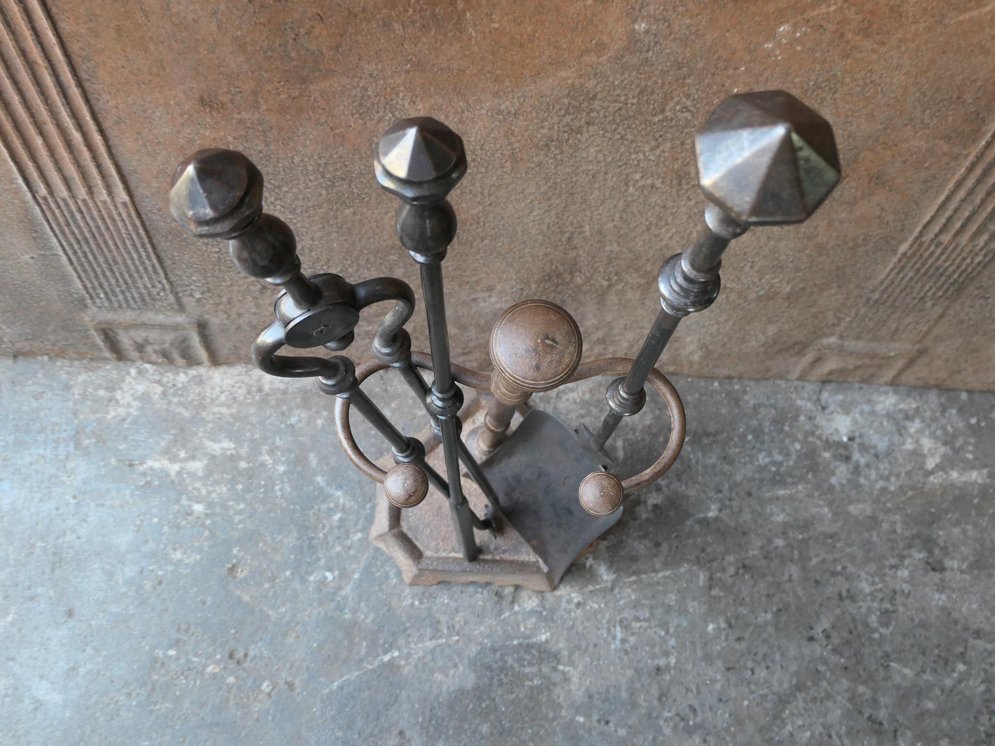 English Victorian Fireplace Tools or Companion Set, 19th Century  For Sale 6