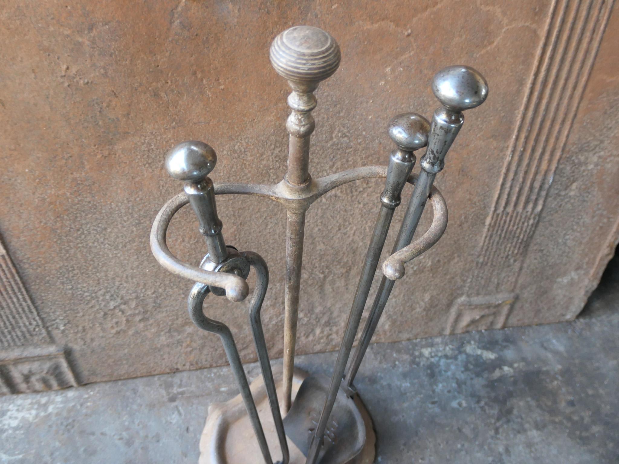 English Victorian Fireplace Tools or Companion Set, 19th Century  For Sale 6