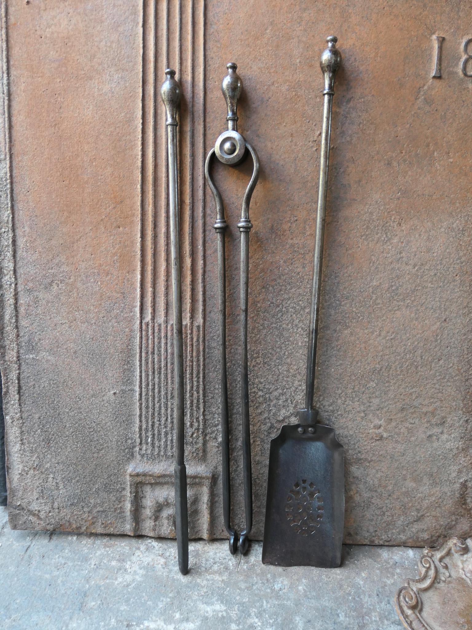 English Victorian Fireplace Tools or Companion Set, 19th Century  For Sale 7