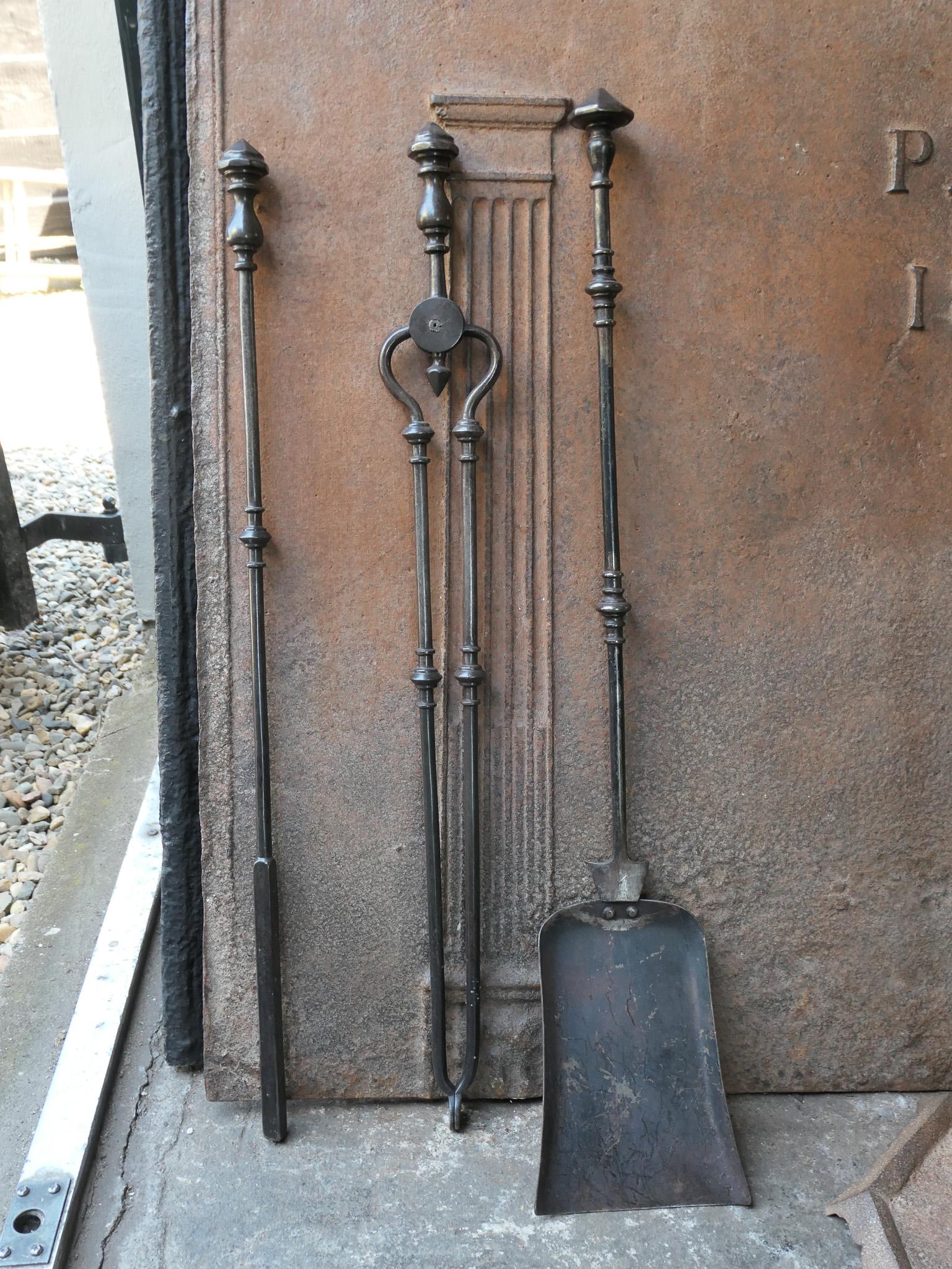 English Victorian Fireplace Tools or Companion Set, 19th Century  For Sale 7