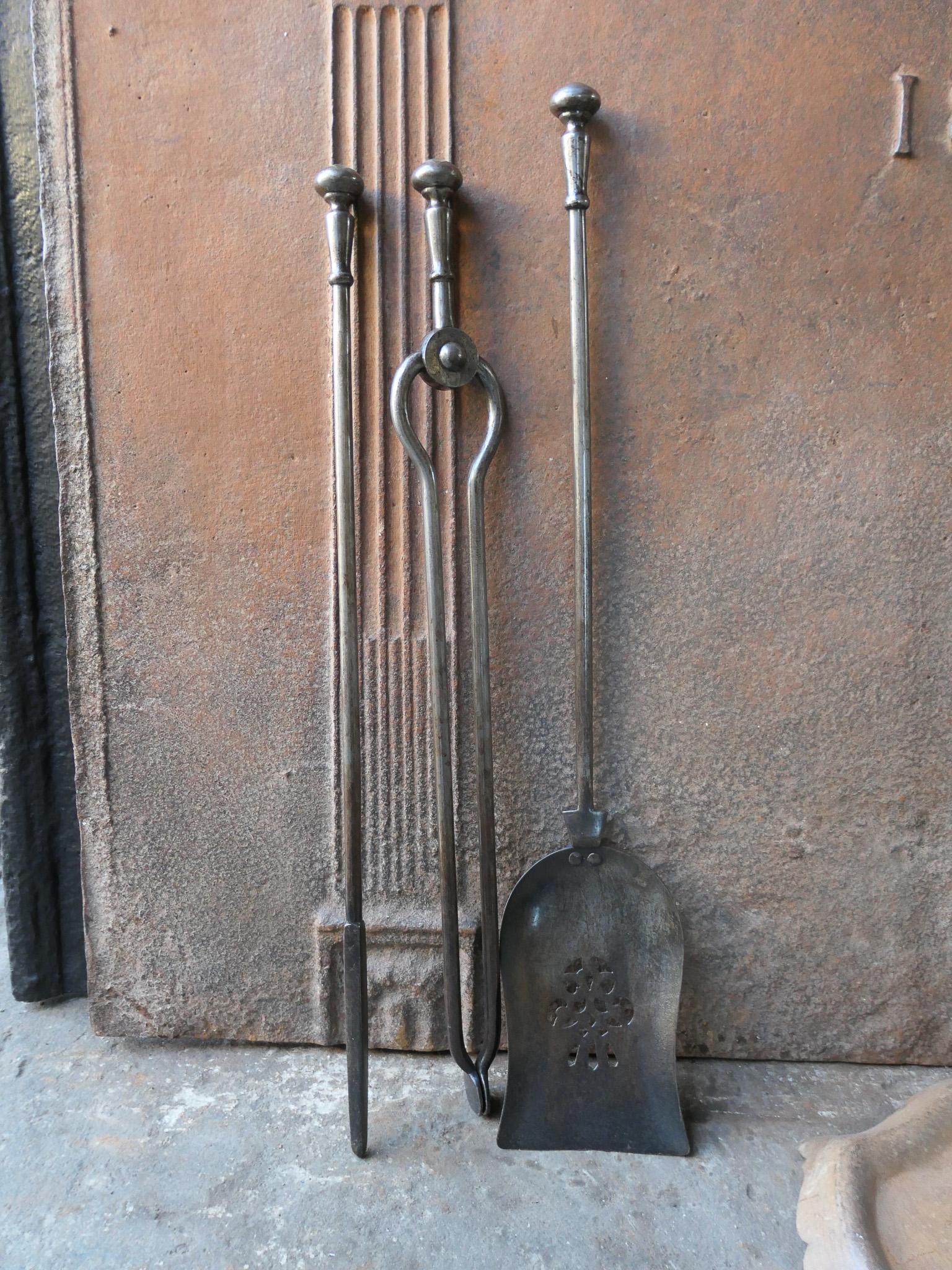 English Victorian Fireplace Tools or Companion Set, 19th Century  For Sale 10
