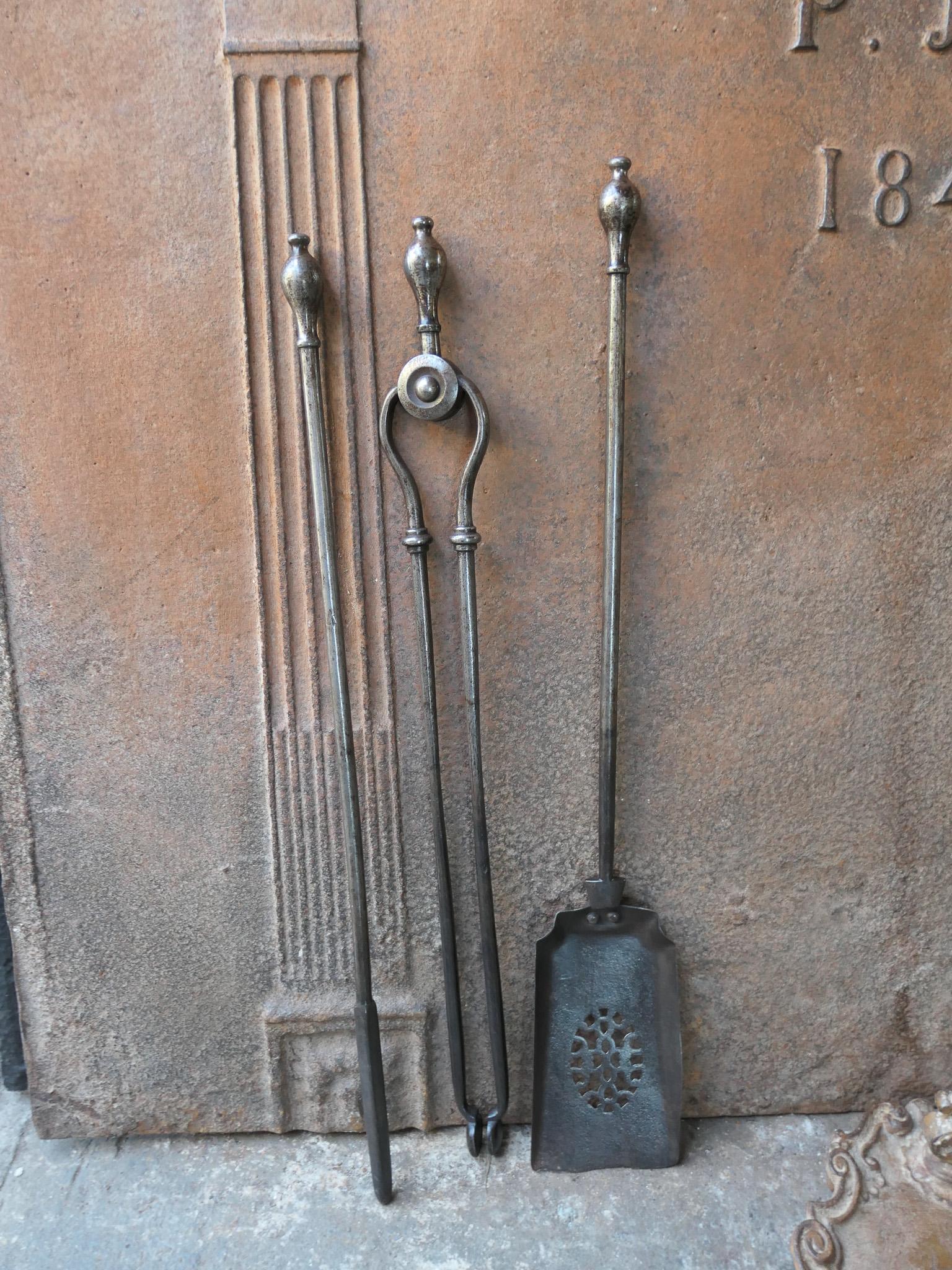 English Victorian Fireplace Tools or Companion Set, 19th Century  For Sale 11