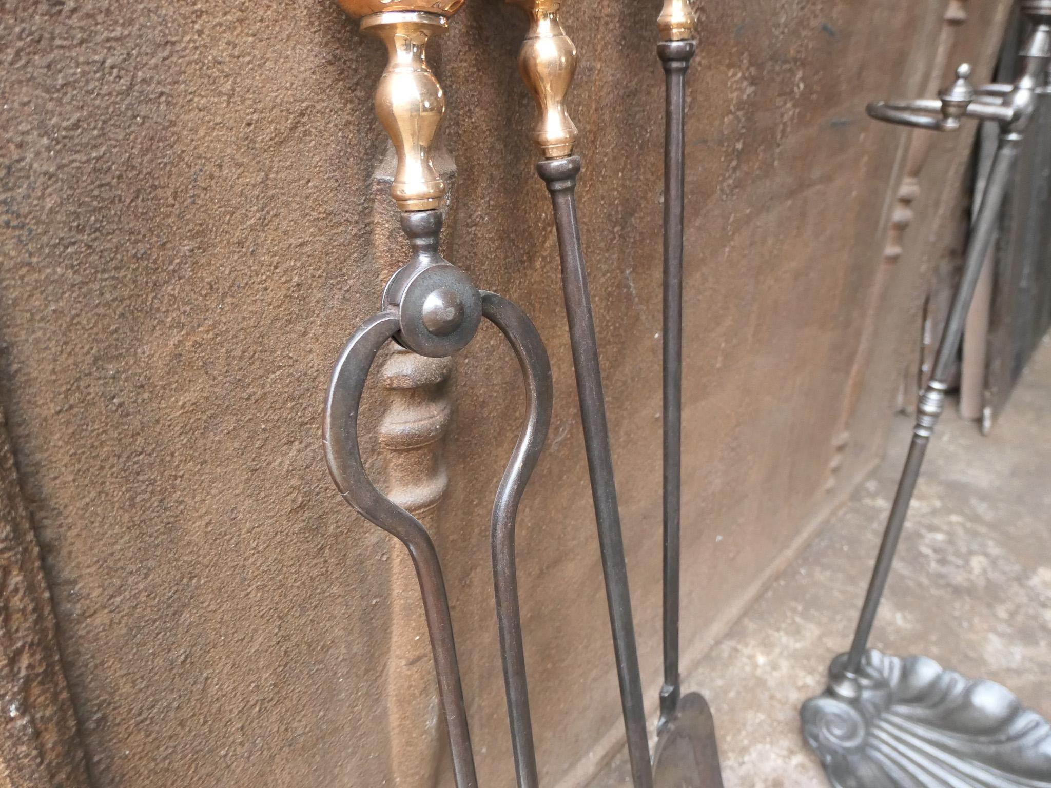 English Victorian Fireplace Tools or Companion Set, 19th Century  For Sale 13