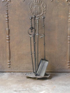 English Victorian Fireplace Tools or Companion Set, 19th Century