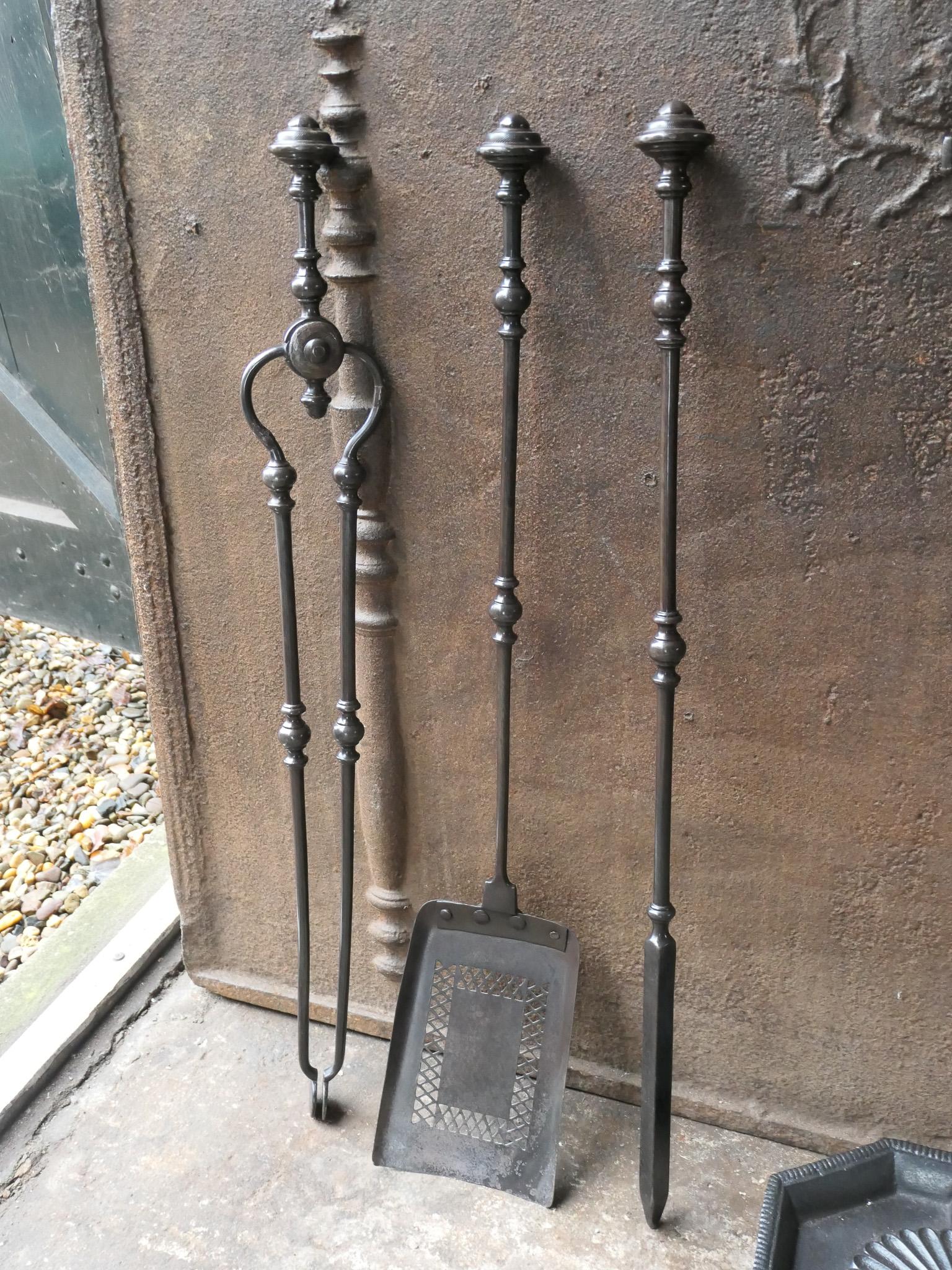 English Victorian Fireplace Tools or Companion Set, 19th Century  15