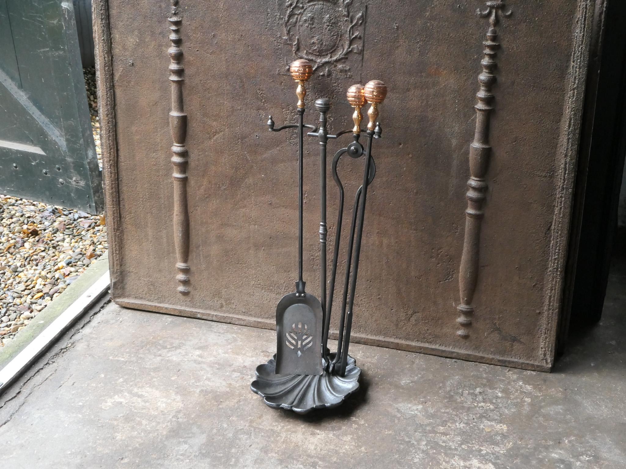 English Victorian Fireplace Tools or Companion Set, 19th Century  For Sale 1