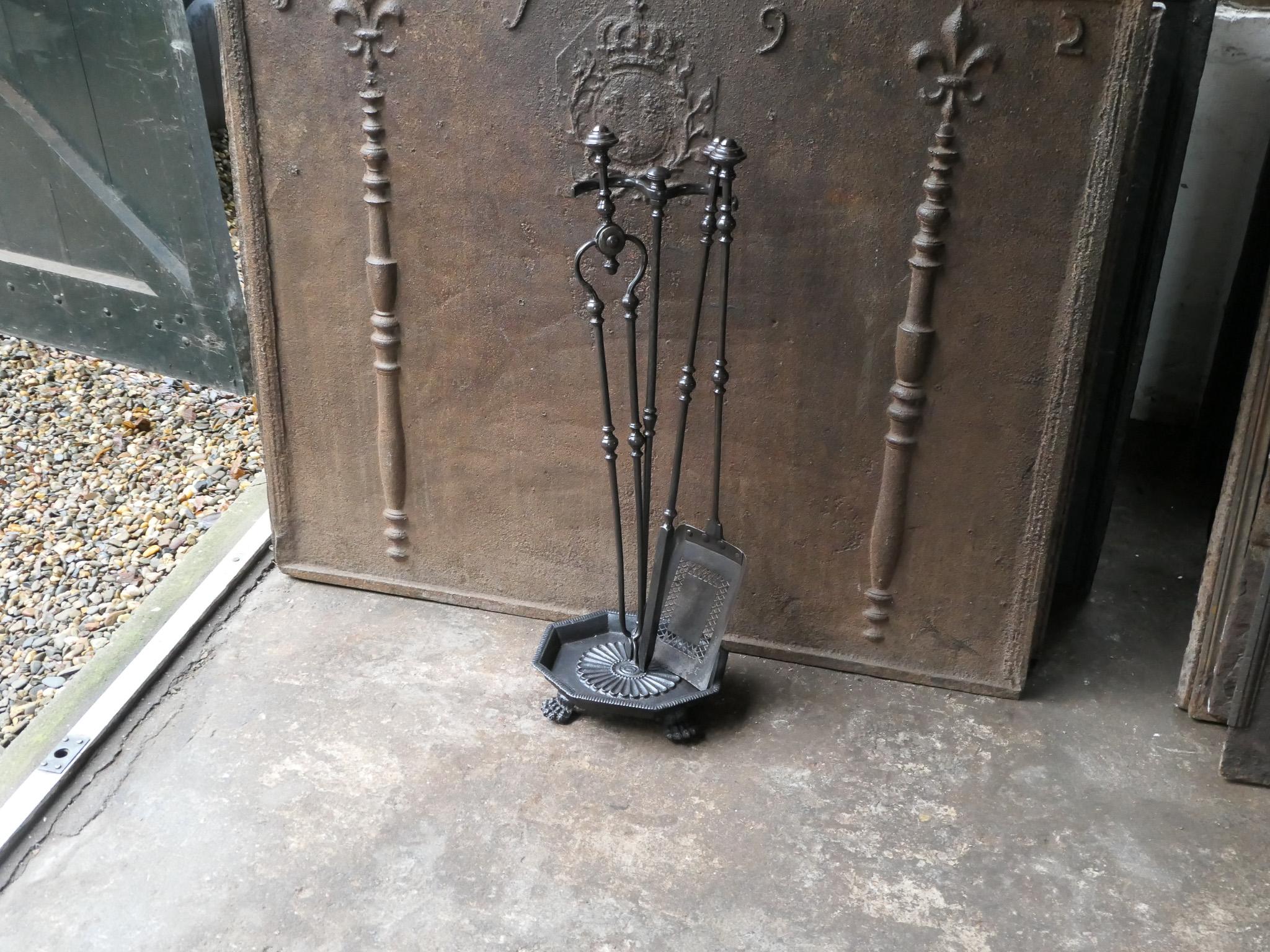 English Victorian Fireplace Tools or Companion Set, 19th Century  2