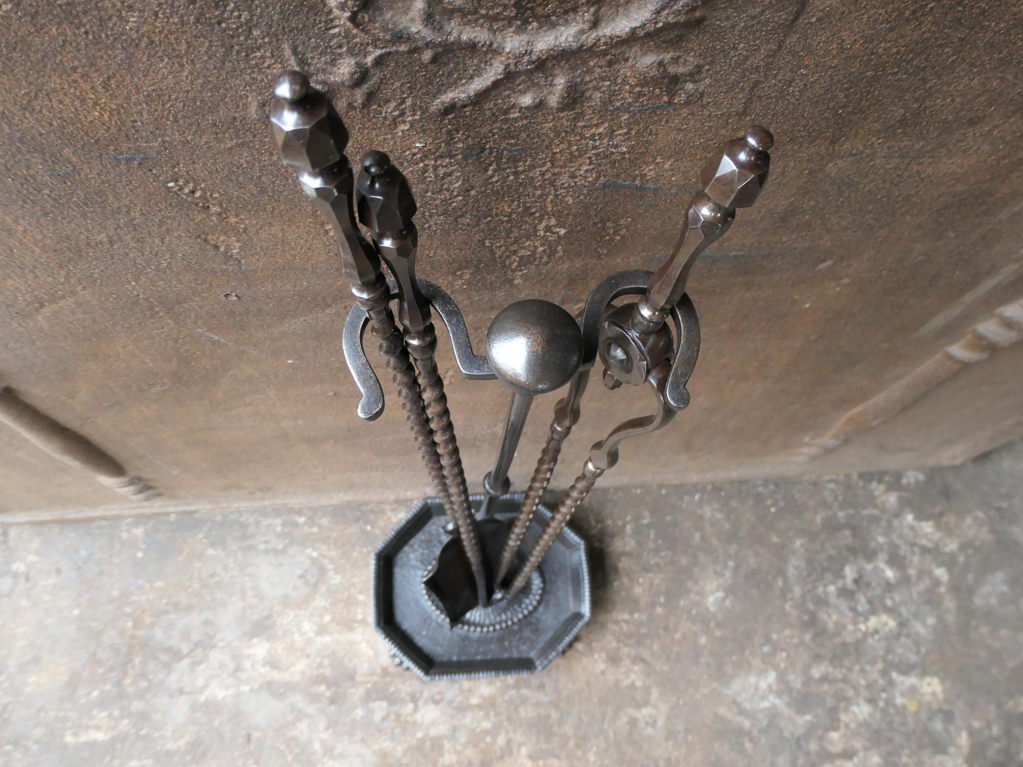 English Victorian Fireplace Tools or Companion Set, 19th Century  2