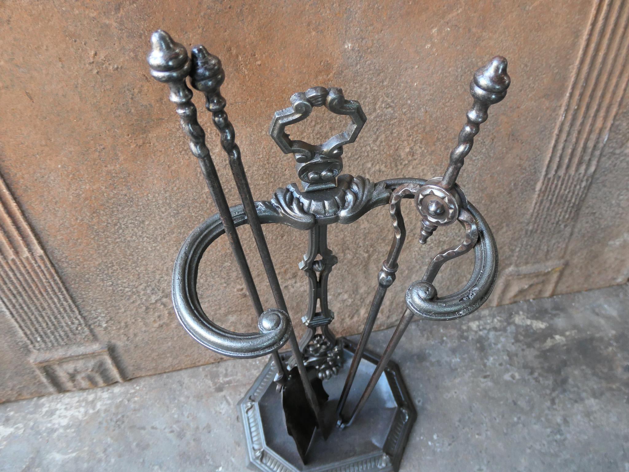 English Victorian Fireplace Tools or Companion Set, 19th Century  For Sale 3