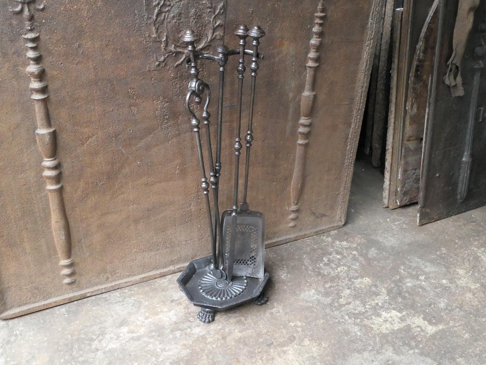 English Victorian Fireplace Tools or Companion Set, 19th Century  3