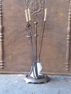 English Victorian Fireplace Tools or Fire Tools, 19th Century