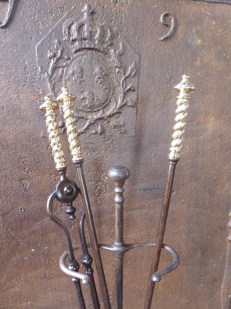 English Victorian Fireplace Tools Or Fire Tools 19th Century For