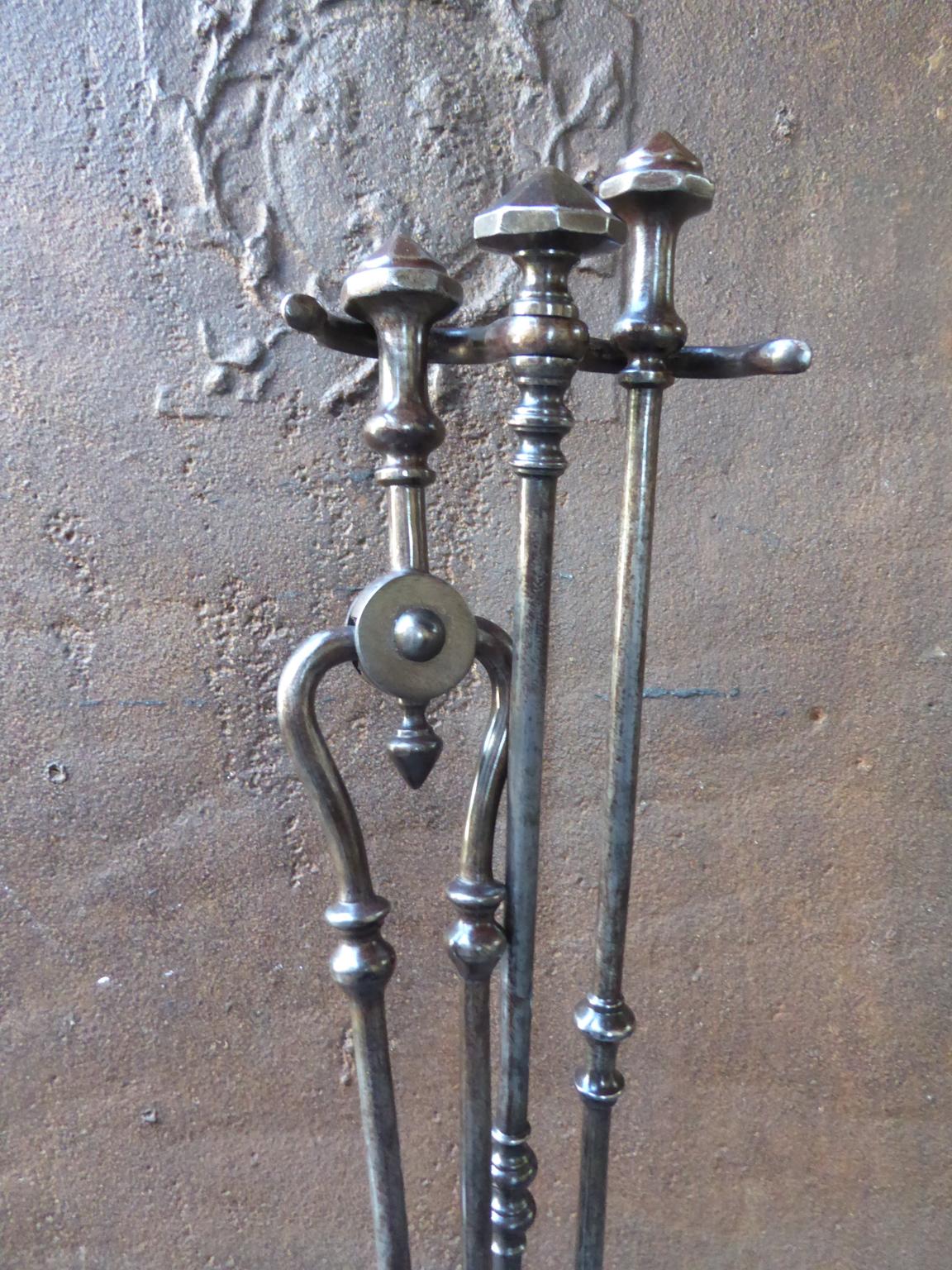 English Victorian Fireplace Tools or Fire Tools, 19th Century 1