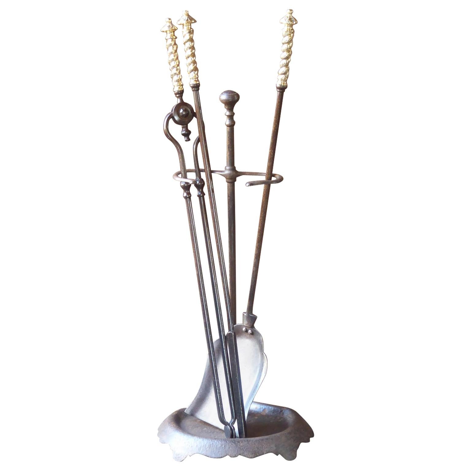 English Victorian Fireplace Tools or Fire Tools, 19th Century For Sale at 1stdibs