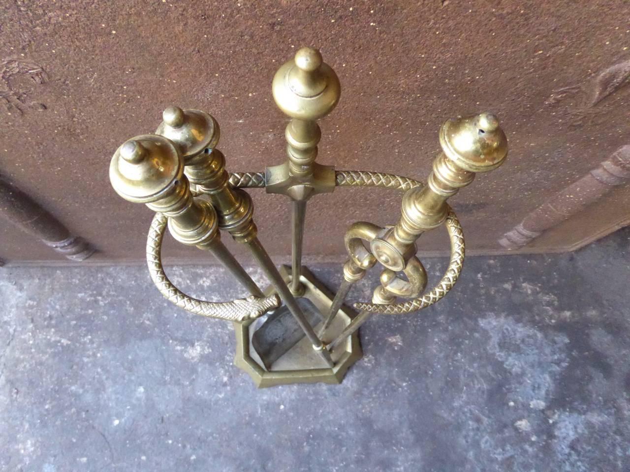 British English Victorian Fireplace Tools or Fire Tools