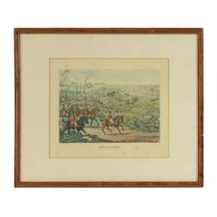 English Victorian Foxhunting Engraving