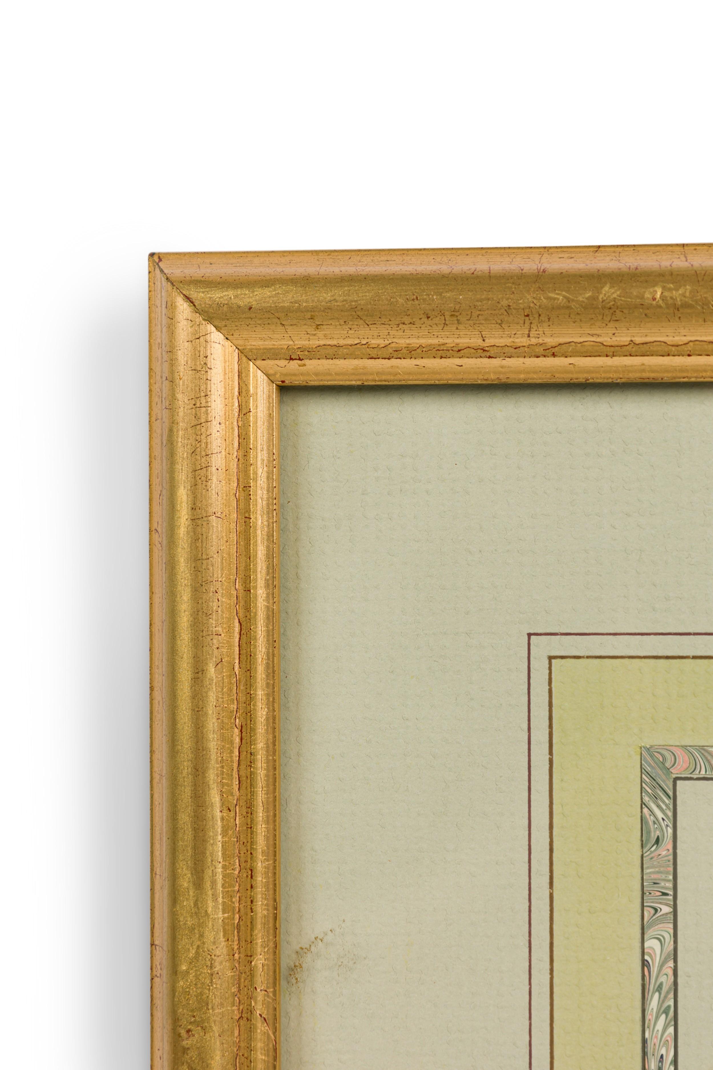 Englische viktorianische gerahmte botanische Illustration von Orchis Miltaris (Viktorianisch) im Angebot