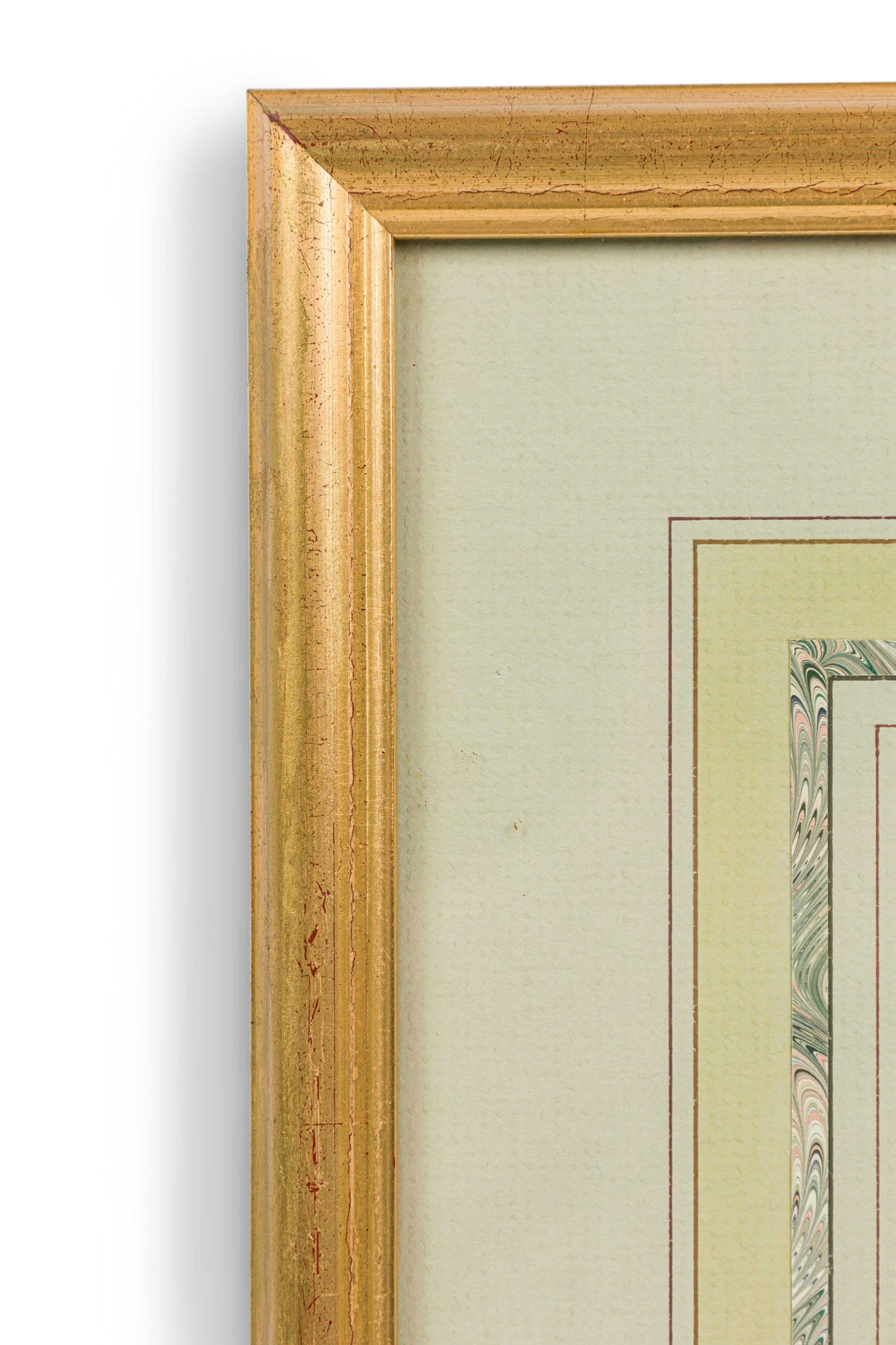 Victorien Illustration botanique victorienne anglaise encadrée de Bartsia alpine jaune en vente