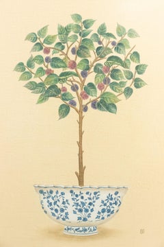 English Victorian Fruit Tree Painting