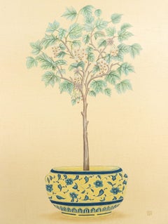 English Victorian Fruit Tree Painting