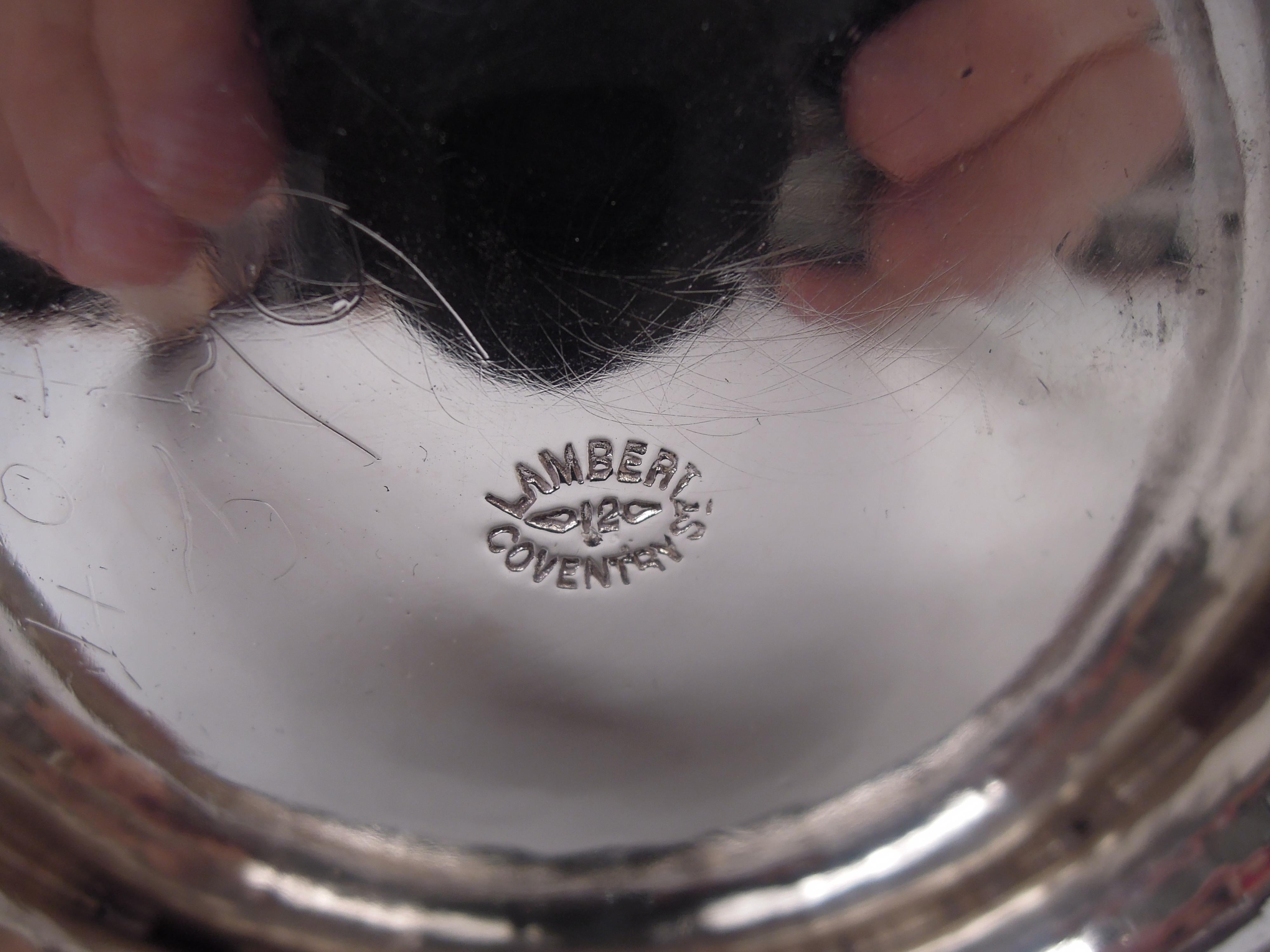 Urna coperta d'argento inglese vittoriana georgiana classica Britannia, 1894 in vendita 3