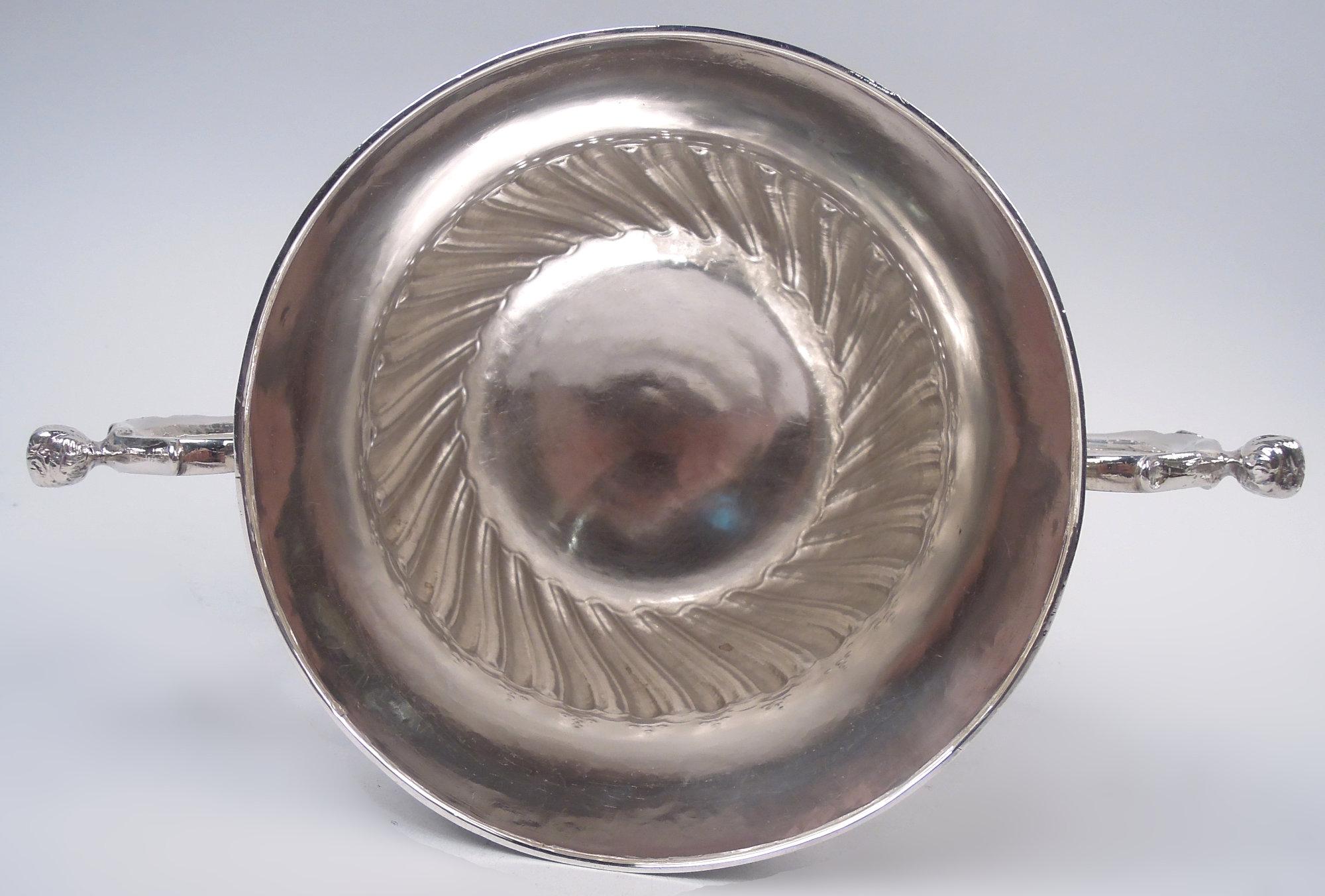 Urna coperta d'argento inglese vittoriana georgiana classica Britannia, 1894 in vendita 1