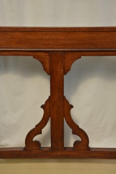 English Victorian Gothic Coat Stand Oak Hall Stand in the Manner Of Pugin