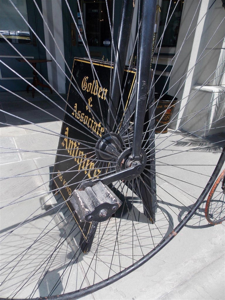English Victorian High Wheel / Penny-Farthing Bicycle with ...