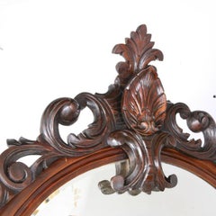 English Victorian Inlaid Burl Walnut Sideboard