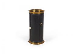 English Victorian Iron and Brass Pedestal