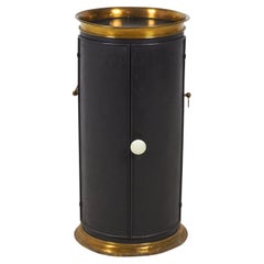 English Victorian Iron and Brass Pedestal