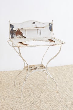 English Victorian Iron Wash Stand or Garden Planter