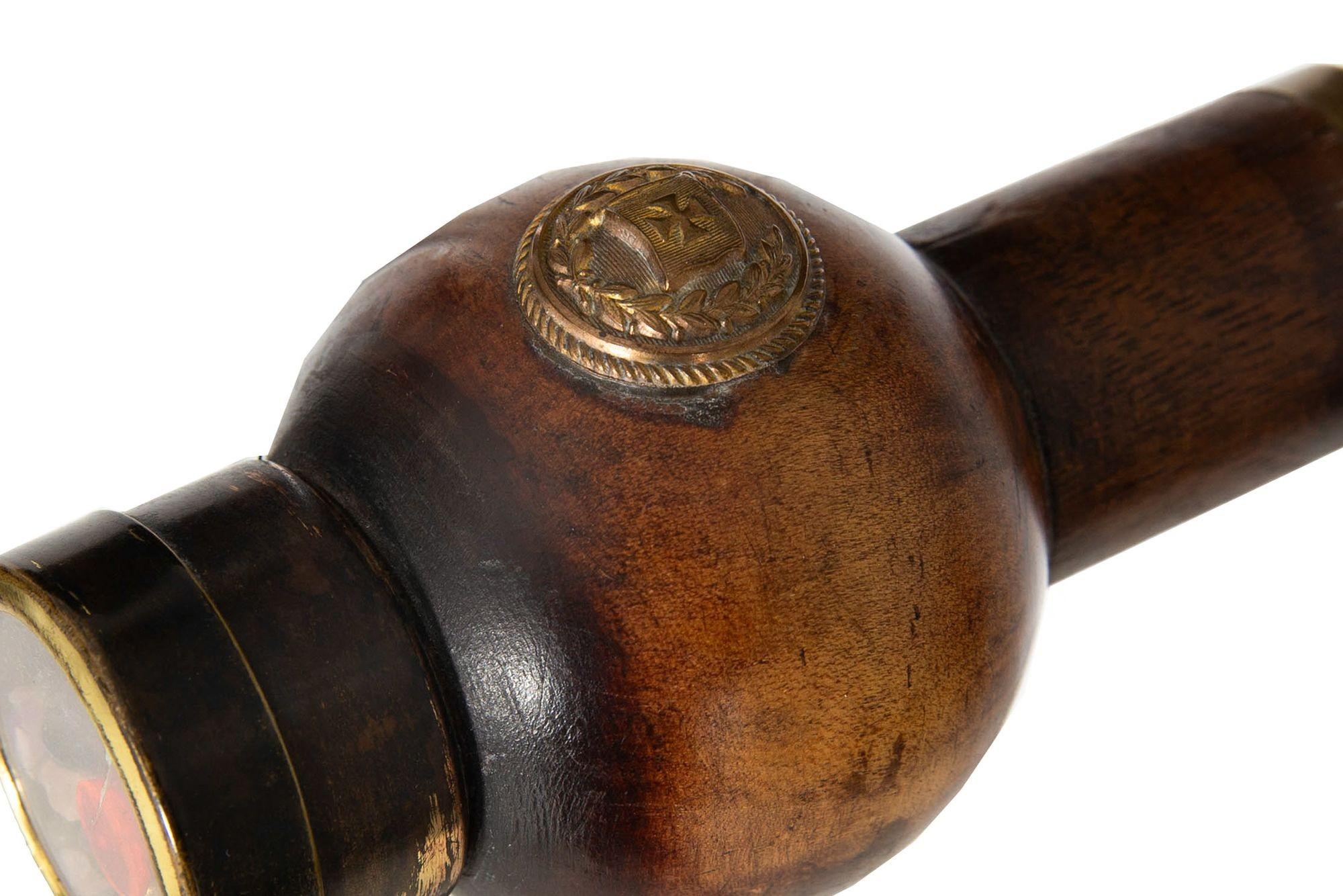 English Victorian Kaleidoscopic Gadget Cane Walking Stick, 19th century For Sale 1