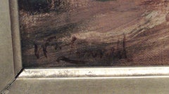 English Victorian Landscape of Sheep