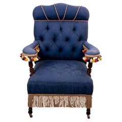English Victorian Library Chair