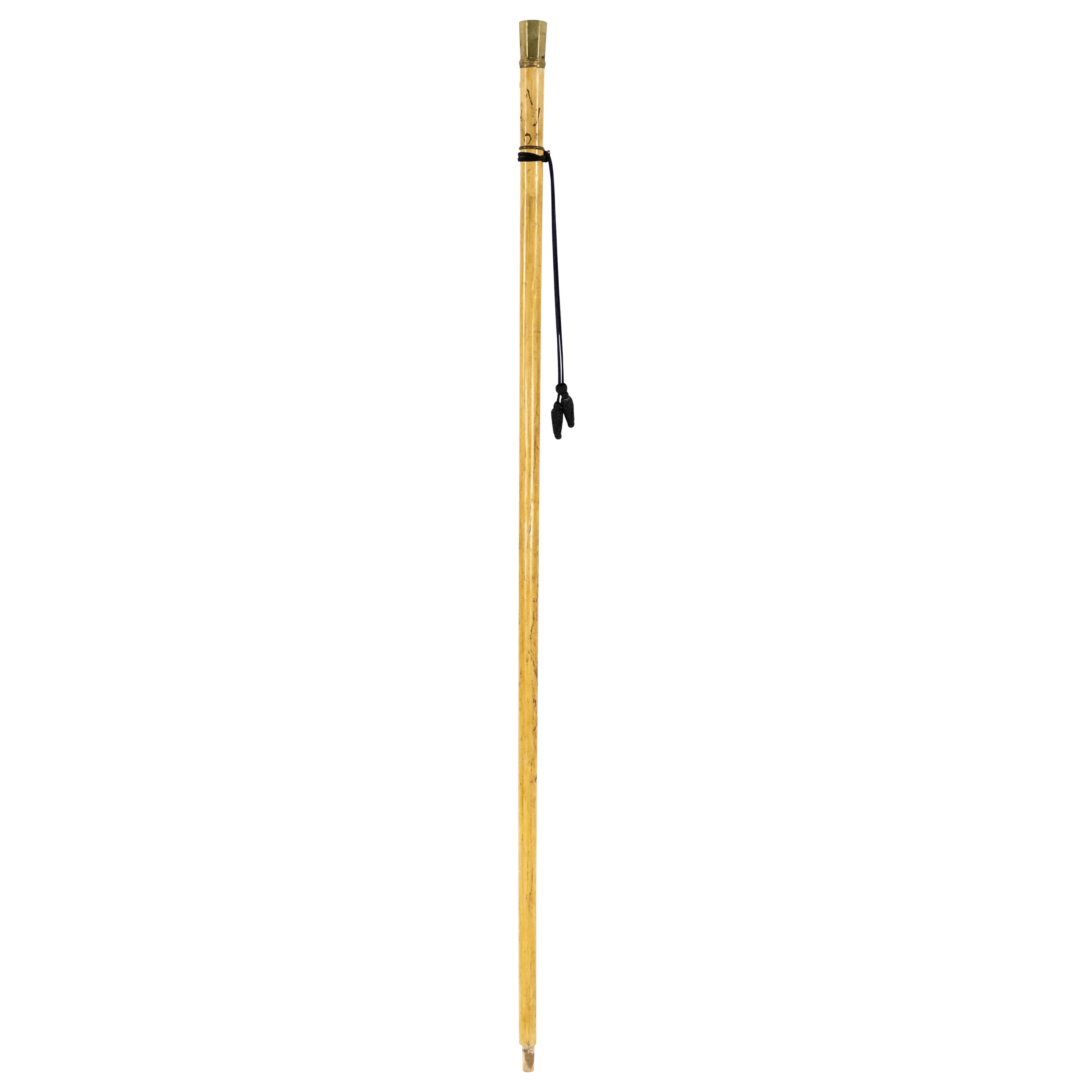 Canna inglese vittoriana in legno chiaro