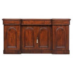 English Victorian Mahogany Four Door Sideboard