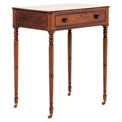 English Victorian Mahogany Occasional Table